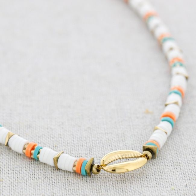 Colorful FIMO Steel Necklace