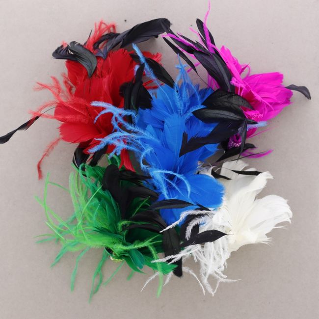 BROCHE PLUMAS DOBLE USO