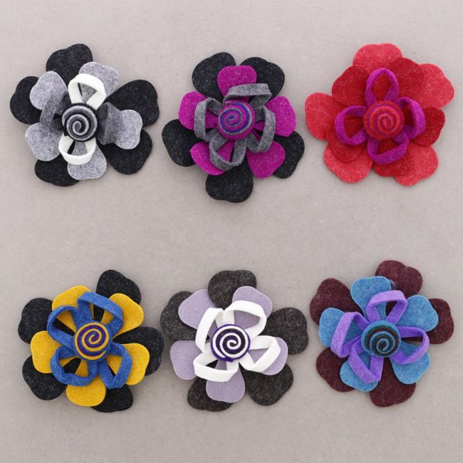 BROCHE FIELTRO 5CM