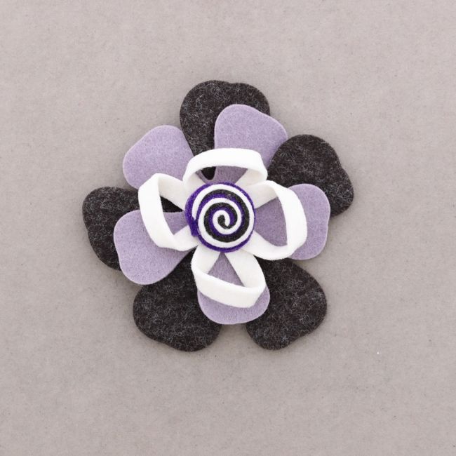 BROCHE FIELTRO 5CM