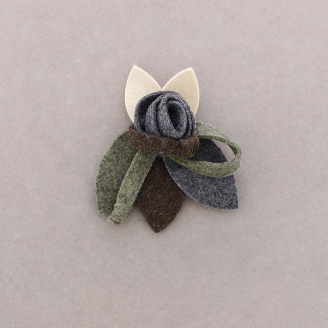 BROCHE FIELTRO 5CM