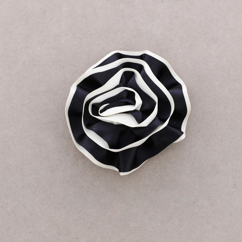 BROCHE FLOR BICOLOR