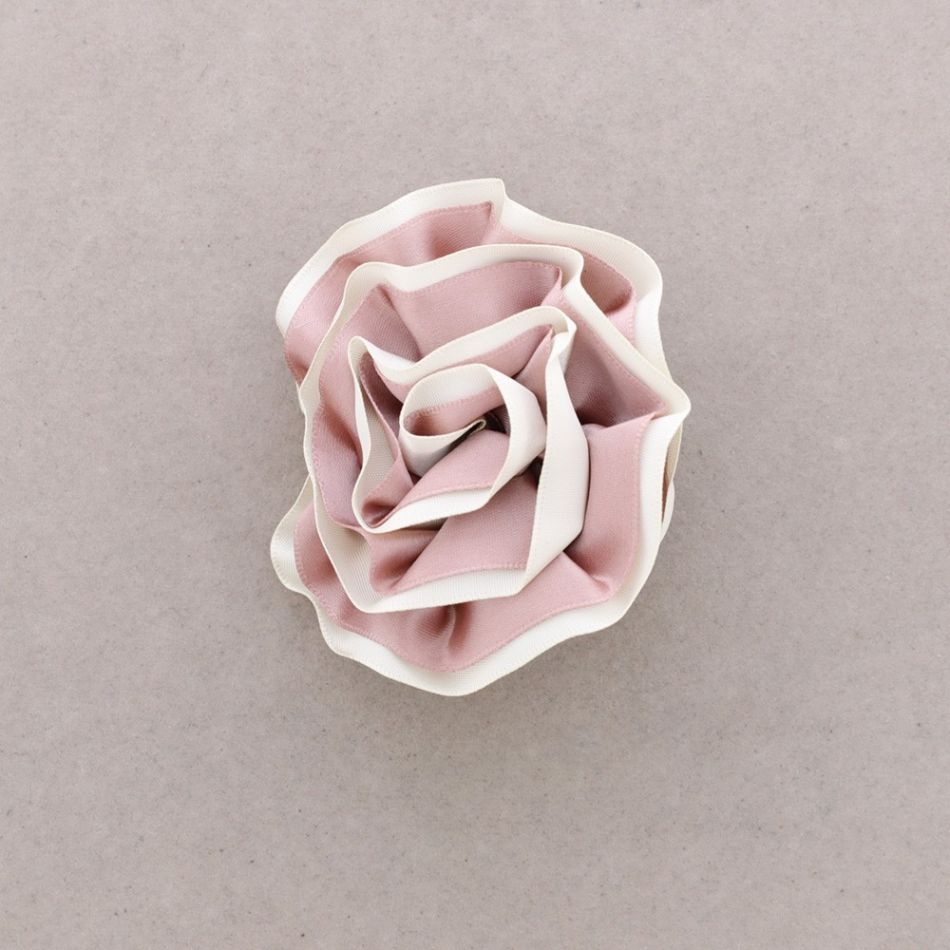 BROCHE FLOR BICOLOR
