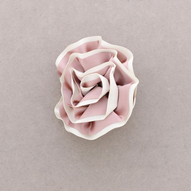 BROCHE FLOR BICOLOR