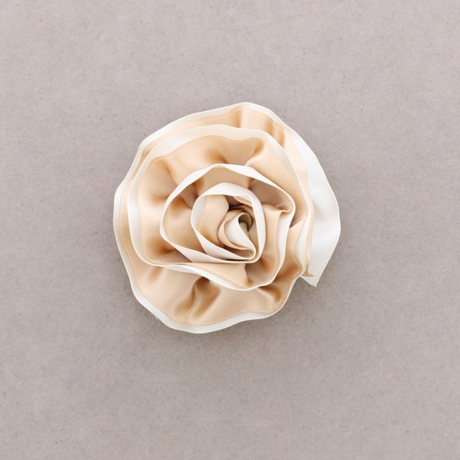 BROCHE FLOR BICOLOR