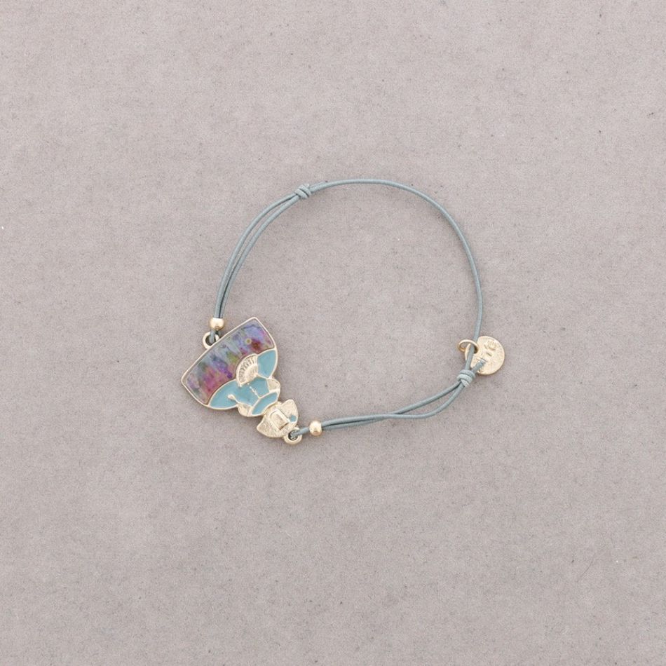 PULSERA GOMITA MENINA METAL ESMALTE