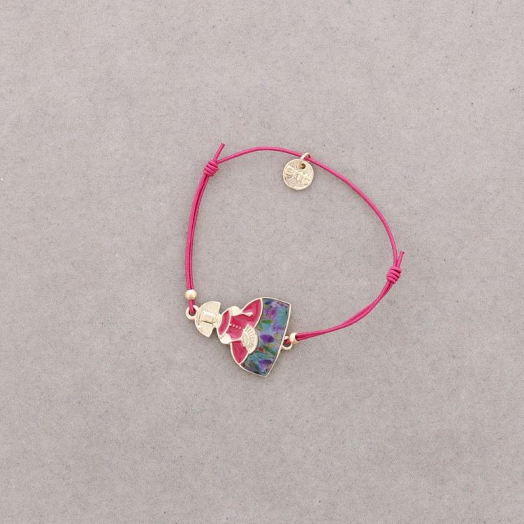 PULSERA GOMITA MENINA METAL ESMALTE 2