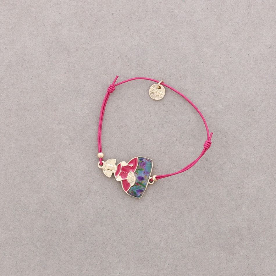 PULSERA GOMITA MENINA METAL ESMALTE