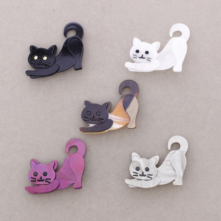 BROCHE GATO RESINA 2