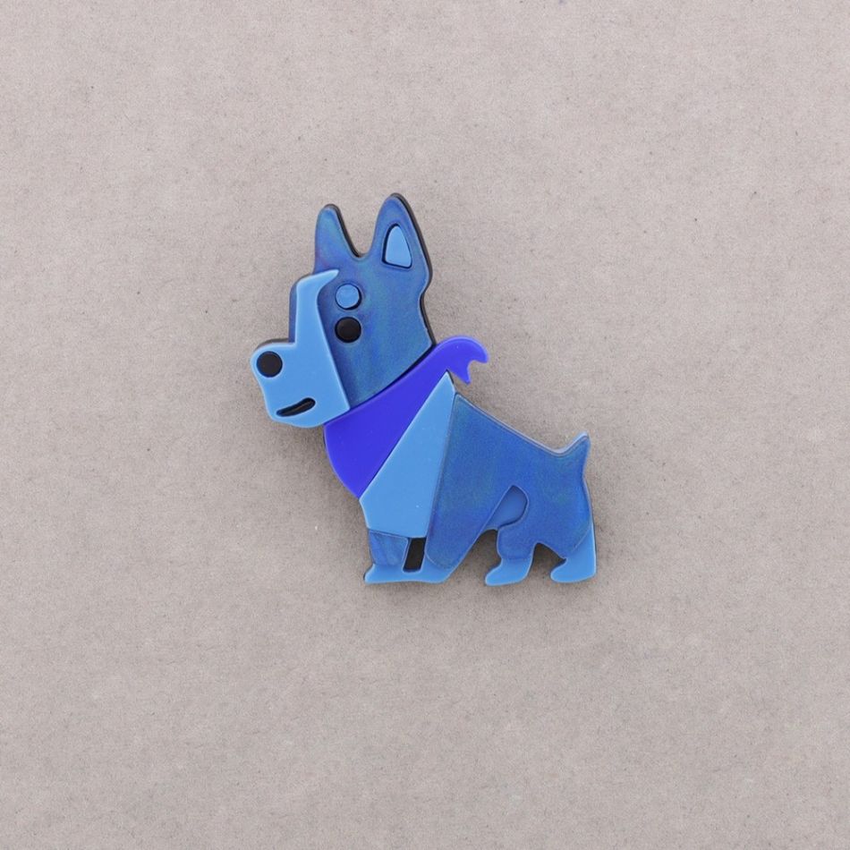 BROCHE PERRO RESINA