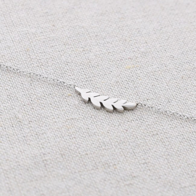 TRAMITE STEEL SHORT NECKLACE