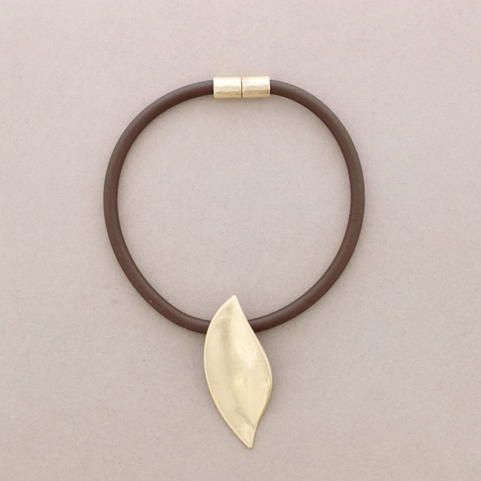 GARGANTILLA GOMA HOJA METAL