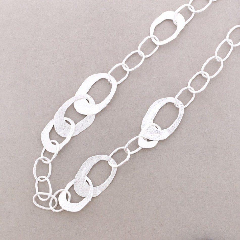 COLLAR LARGO ESLABONES METAL