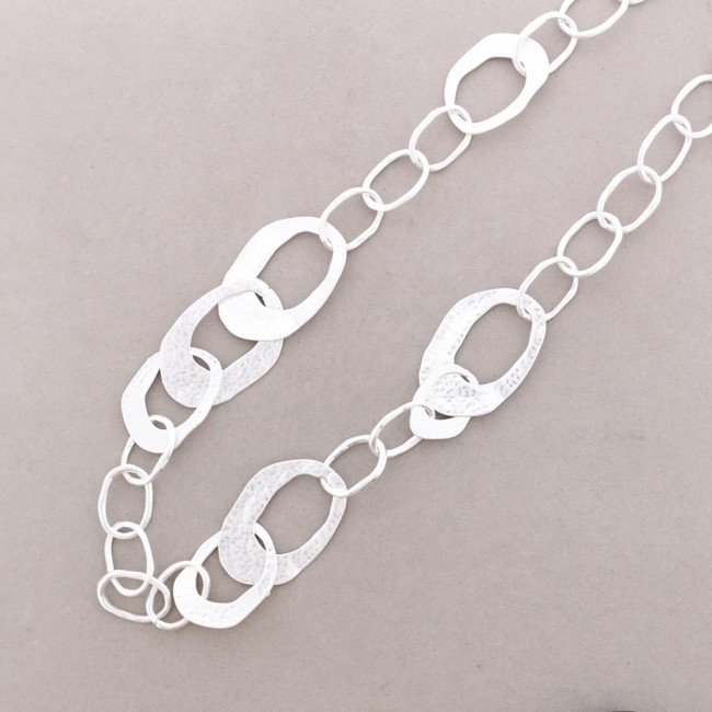 COLLAR LARGO ESLABONES METAL