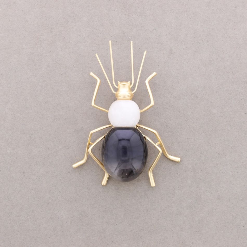 BROCHE BICHO METAL RESINA