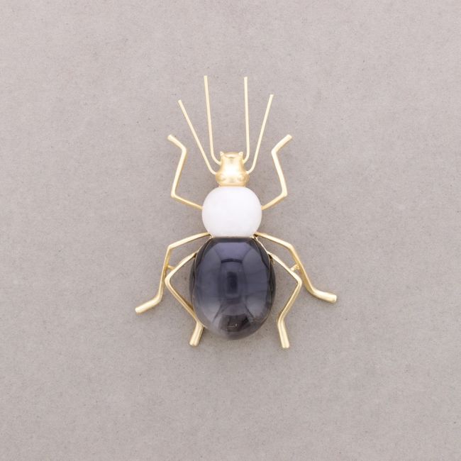 BROCHE BICHO METAL RESINA