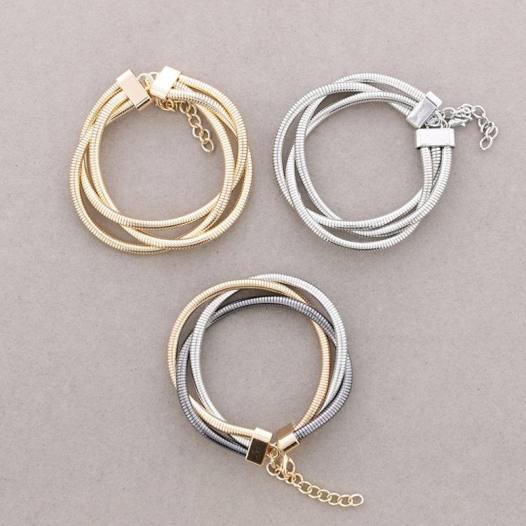 TRIPLE METAL WIRE BRACELET 2