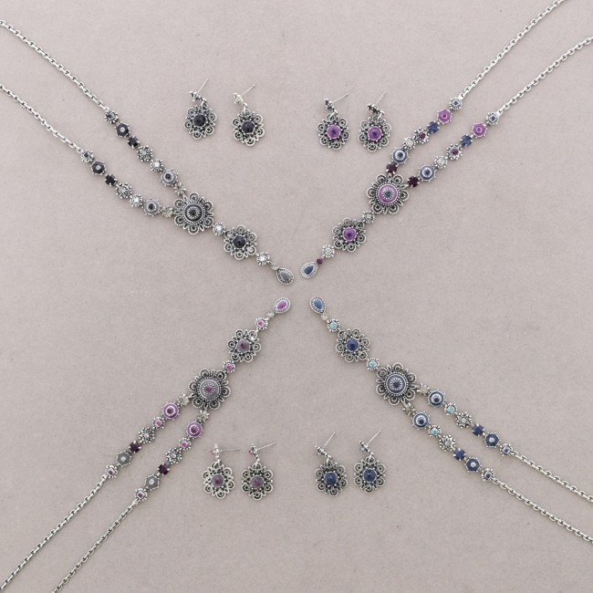 METAL CRYSTAL SET