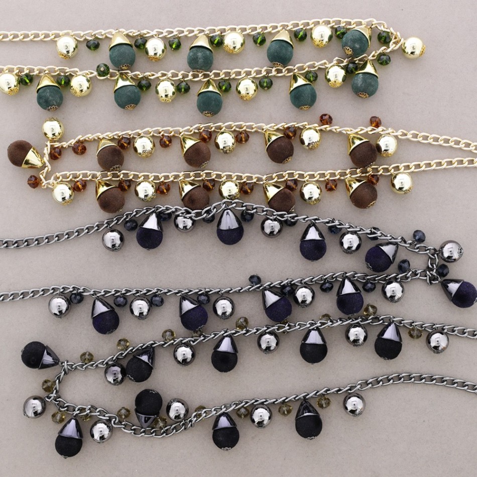 COLLAR LARGO CADENA CUENTAS