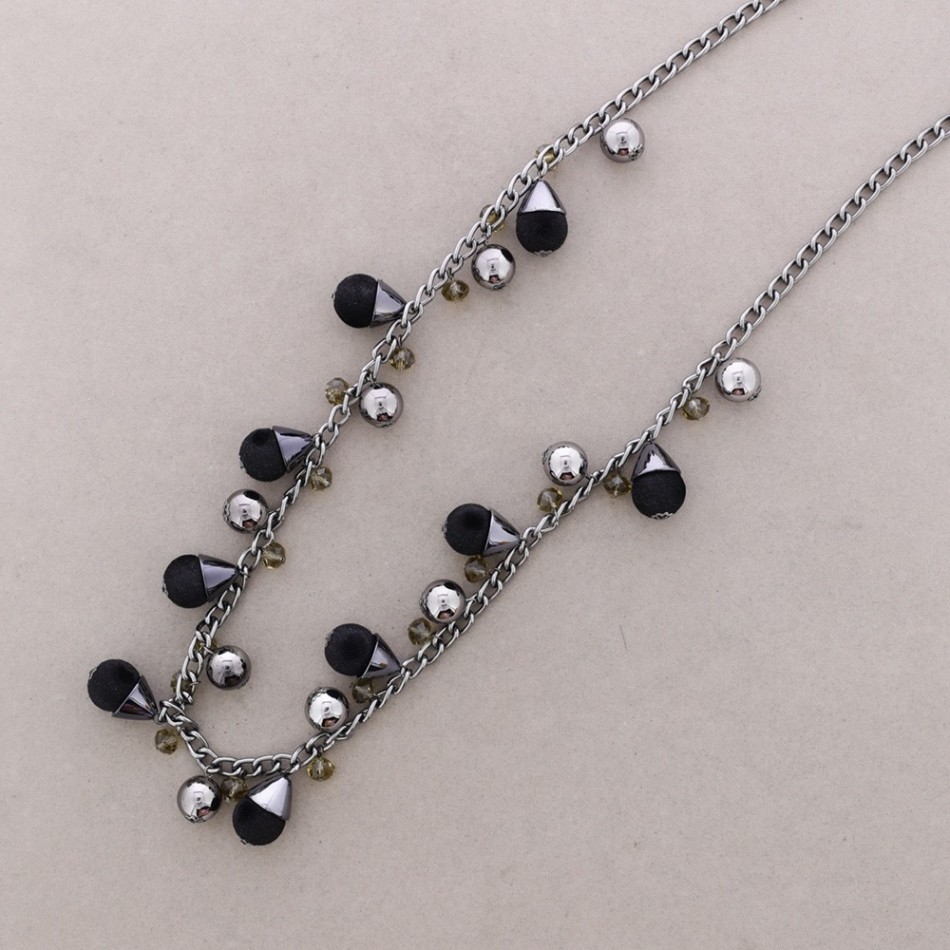 COLLAR LARGO CADENA CUENTAS