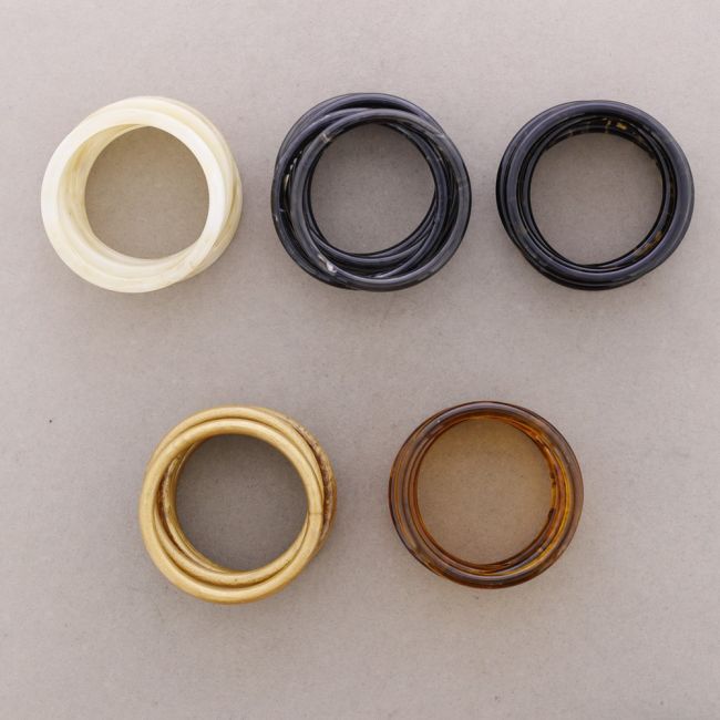 RIGID RESIN BRACELET SET
