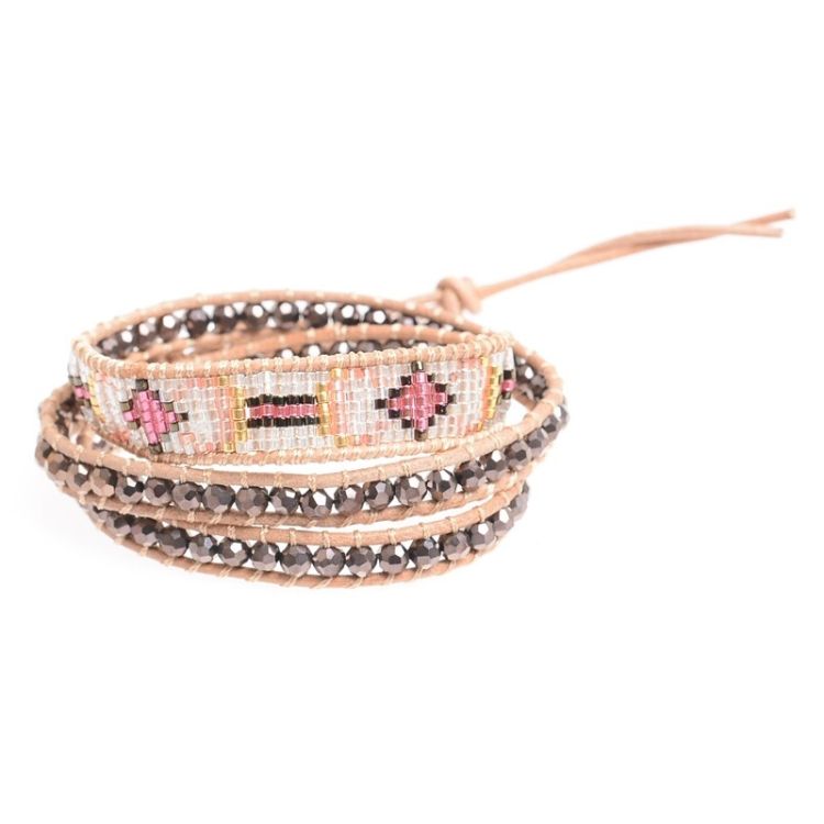 3 ROUND MIYUKI BEADS BRACELET