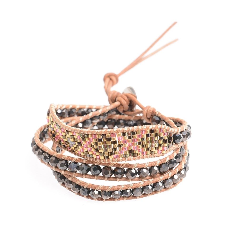 3 ROUND MIYUKI BEADS BRACELET