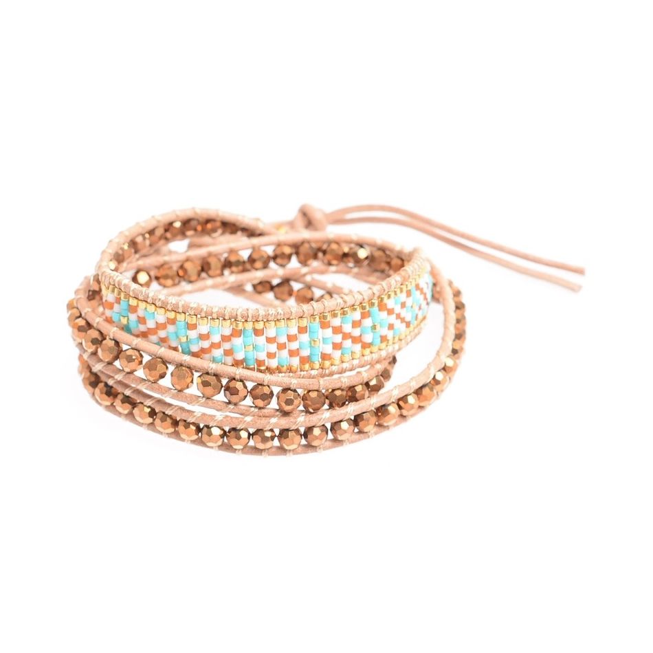 3 ROUND MIYUKI BEADS BRACELET