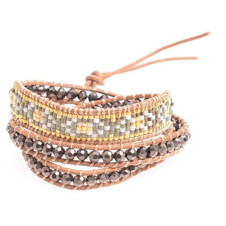 3 ROUND MIYUKI BEADS BRACELET 2