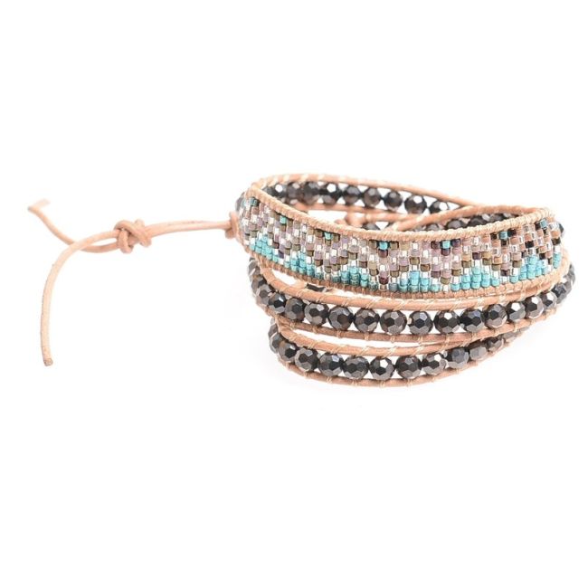 3 ROUND MIYUKI BEADS BRACELET