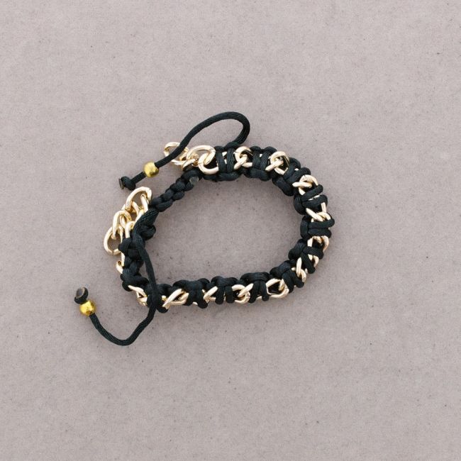 BRAIDED CHAIN BRACELET