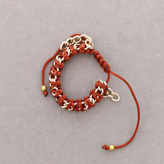 BRAIDED CHAIN BRACELET