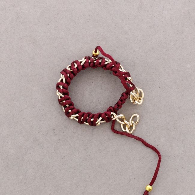 PULSERA CADENA TRENZADA