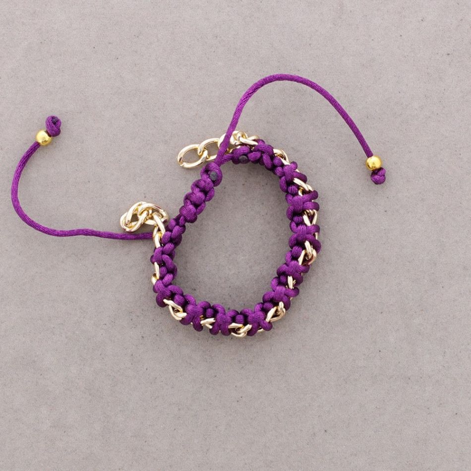 BRAIDED CHAIN BRACELET