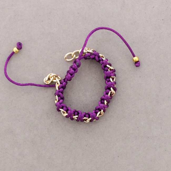 BRAIDED CHAIN BRACELET