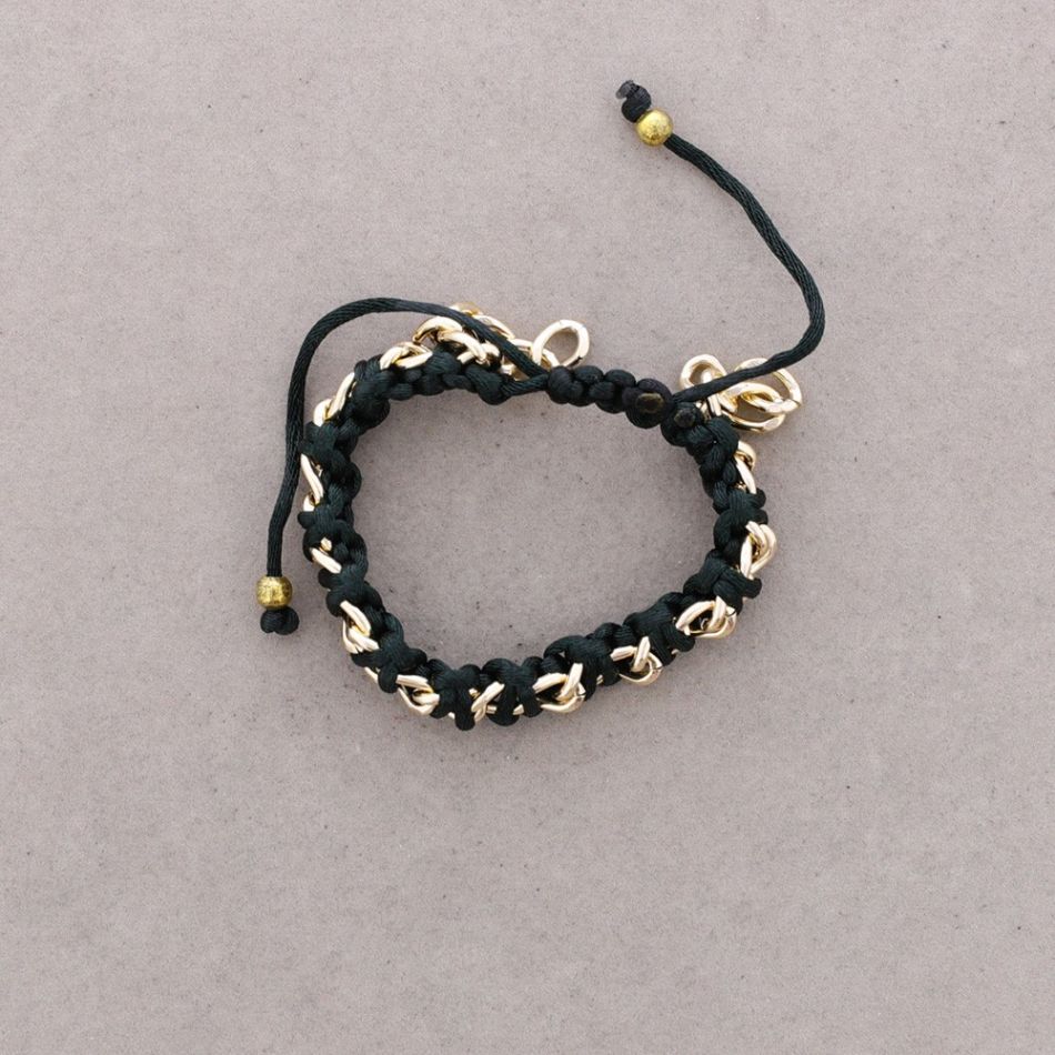 BRAIDED CHAIN BRACELET
