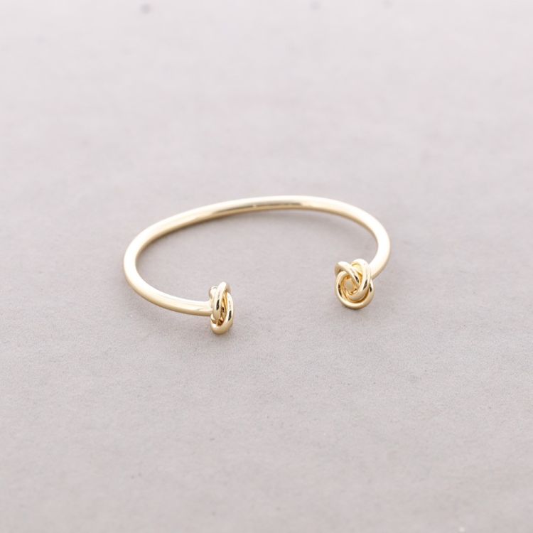 PULSERA AJUSTABLE DOBLE NUDO METAL