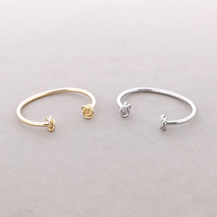 PULSERA AJUSTABLE DOBLE NUDO METAL 2