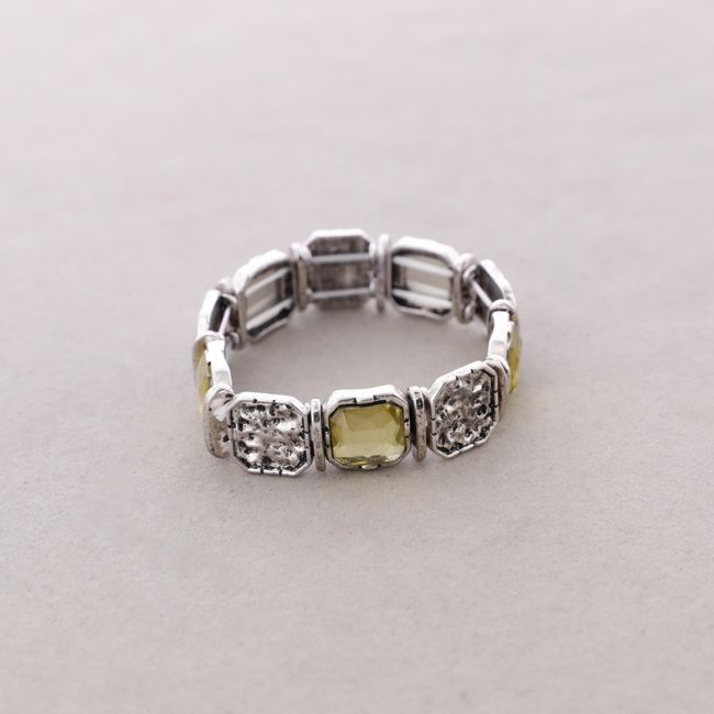 PULSERA METAL CRISTALES