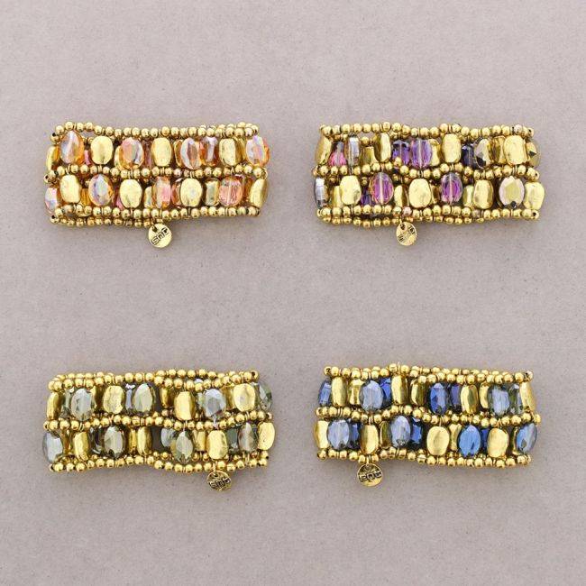 PULSERA CUENTAS FACETADAS