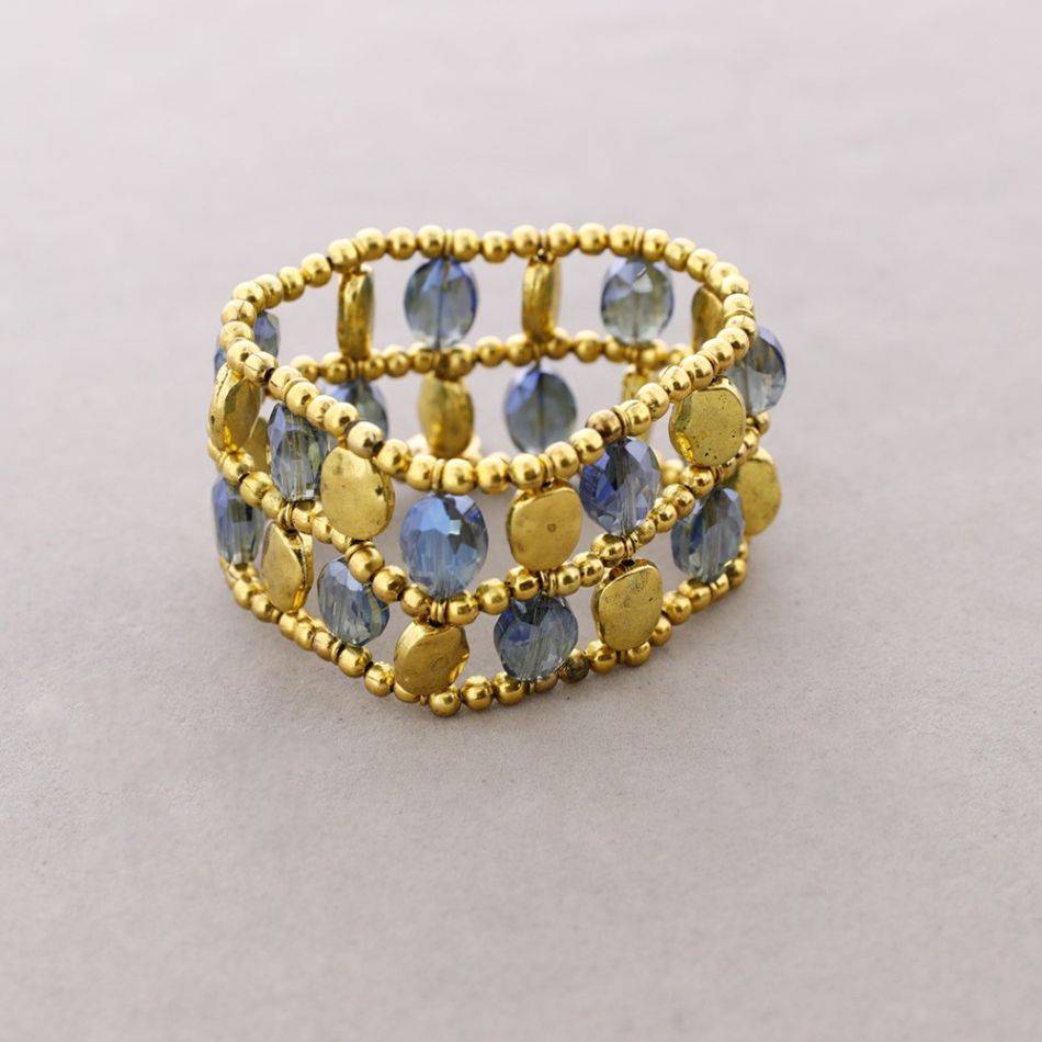 FACETED BEADS BRACELET