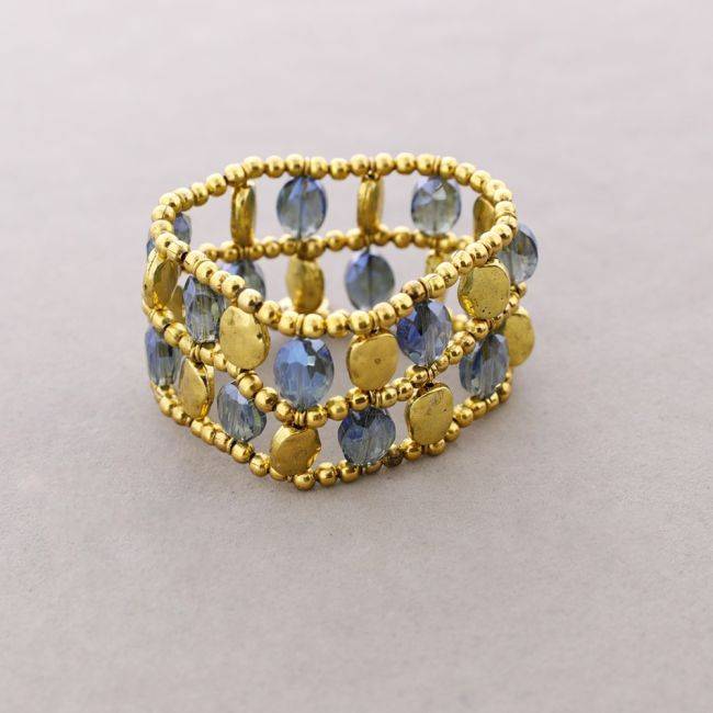 FACETED BEADS BRACELET