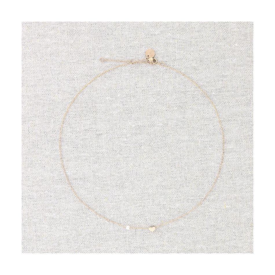 STEEL HEART PEARL NECKLACE
