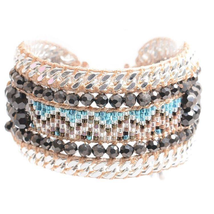 MACRAMÉ BRACELET WITH MIYUKI BEADS