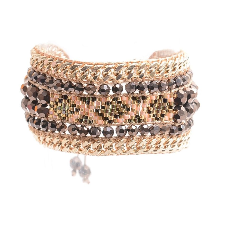 MACRAMÉ BRACELET WITH MIYUKI BEADS