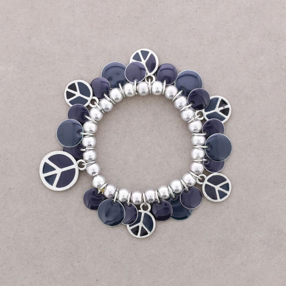 PULSERA COLGANTES METAL ESMALTE