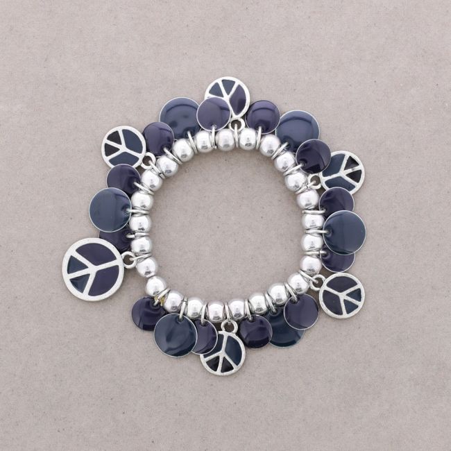 PULSERA COLGANTES METAL ESMALTE