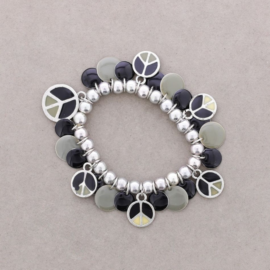 PULSERA COLGANTES METAL ESMALTE