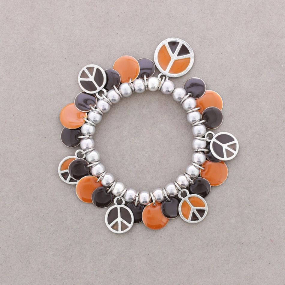 PULSERA COLGANTES METAL ESMALTE