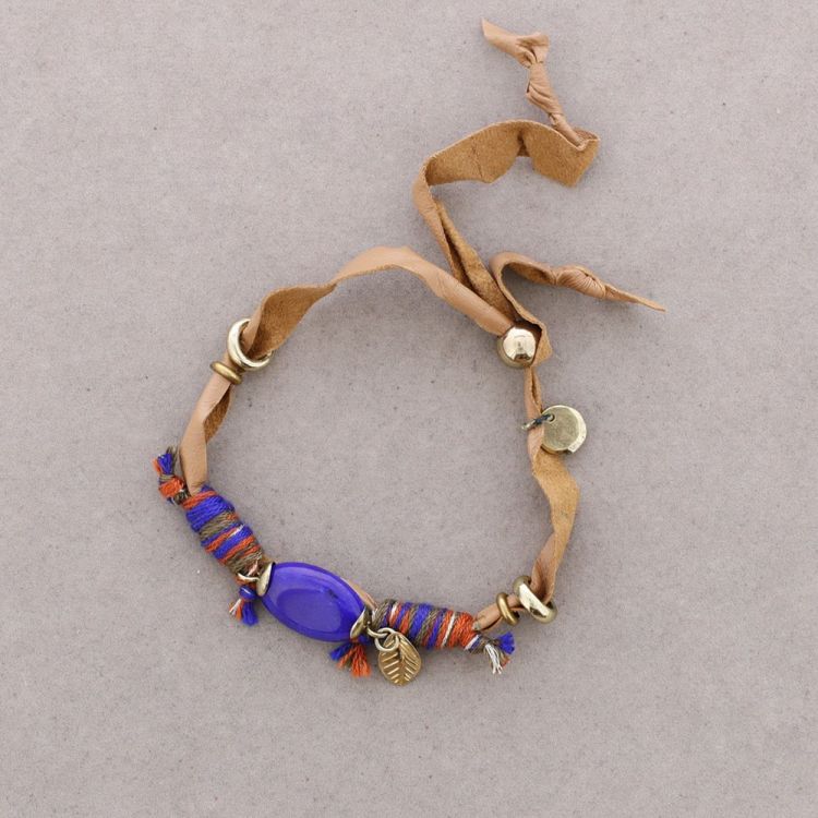 PULSERA CUERO ETNICO DELUXE